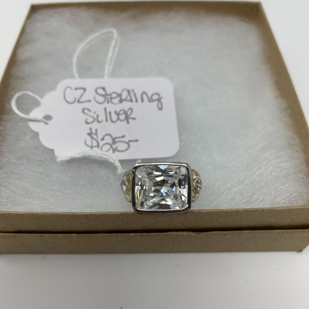 CZ Sterling Silver Ring